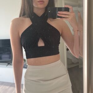 DISSH Crossover Crop Top XS